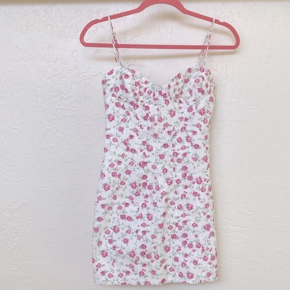 ZARA Floral Mini Dress - Picture 3 of 6